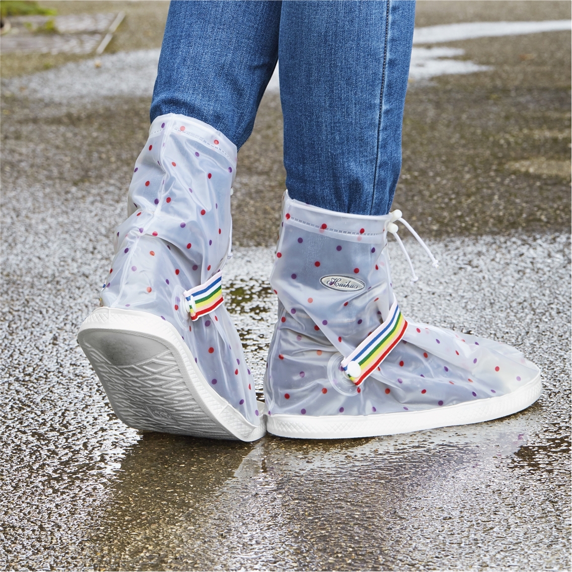 Protections chaussures pois 8 €