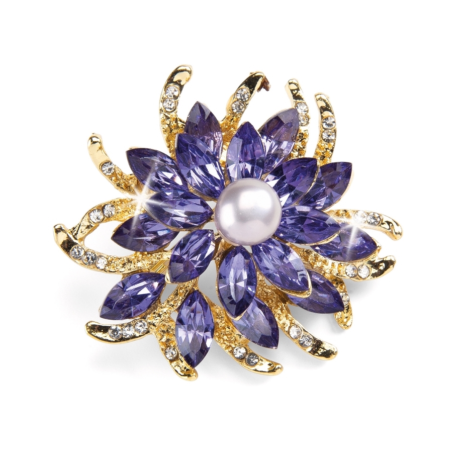 Broche fleur 3 €