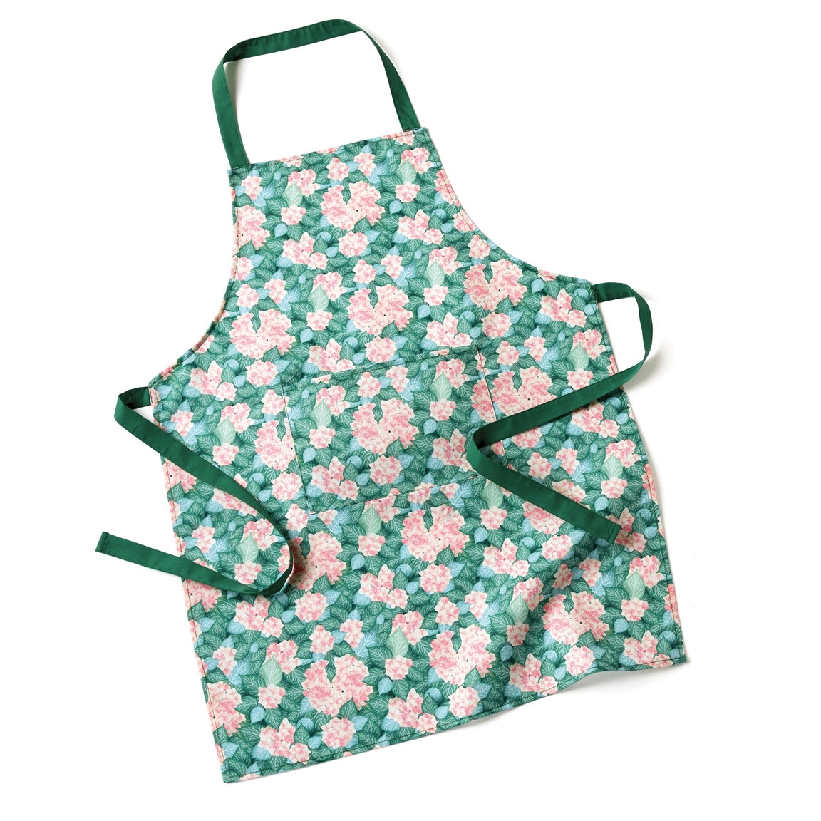 Tablier de cuisine Tulipa avec serviette, roses roses, Tablier de cuisine  - 55 x