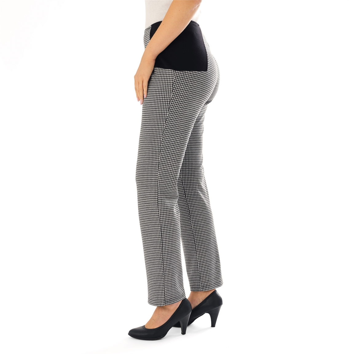 Pantalon milano pied de poule ou noir 26 €
