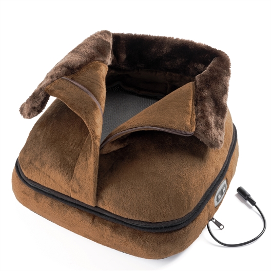 Chaussons/coussin massage chauffant