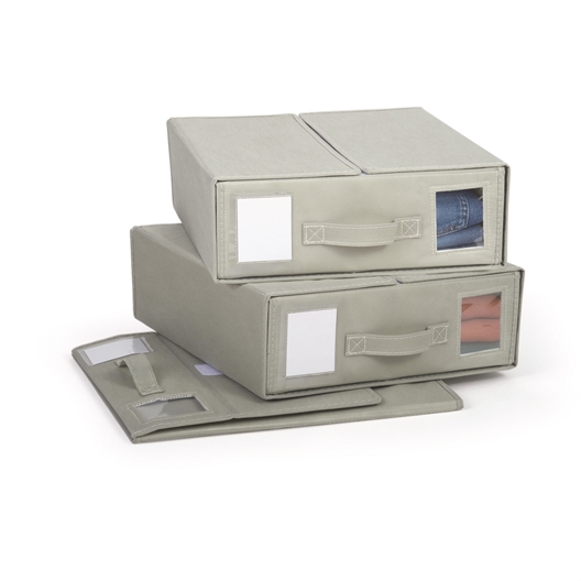 Lot de 4 boîtes de rangement