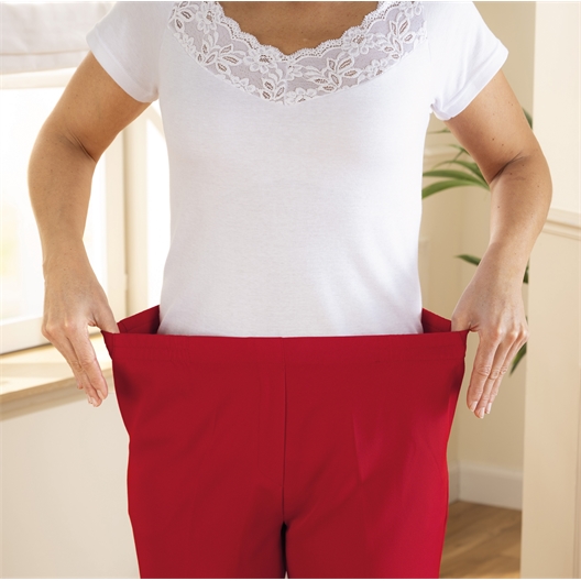 Pantalon à pinces confort : divers coloris