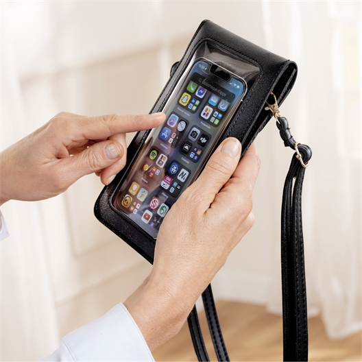 Pochette 2 en 1 noir ou rouge