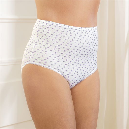 Lot 3 culottes fleurs taille haute - taille XL