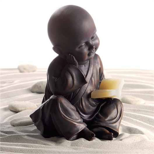 Objet déco moine lumineux