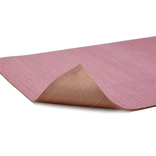 Tapis rayé 52 x 115 cm - Rose
