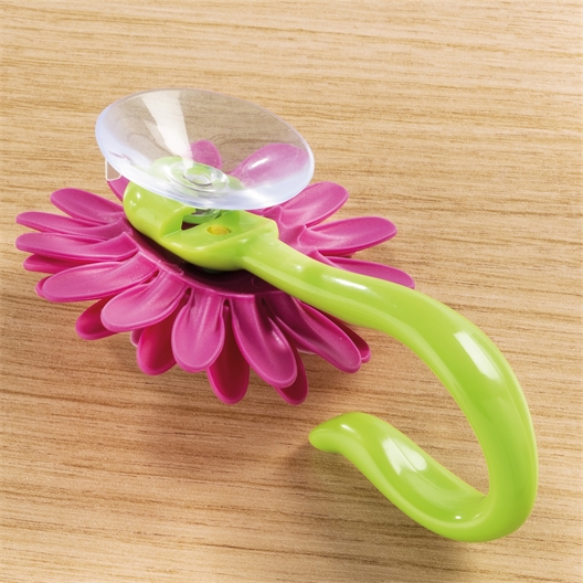 Crochet fleur orange