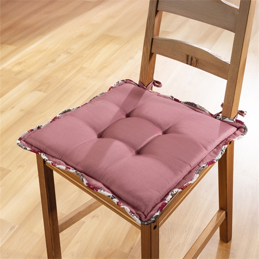 Lot de 2 galettes de chaises fleuries