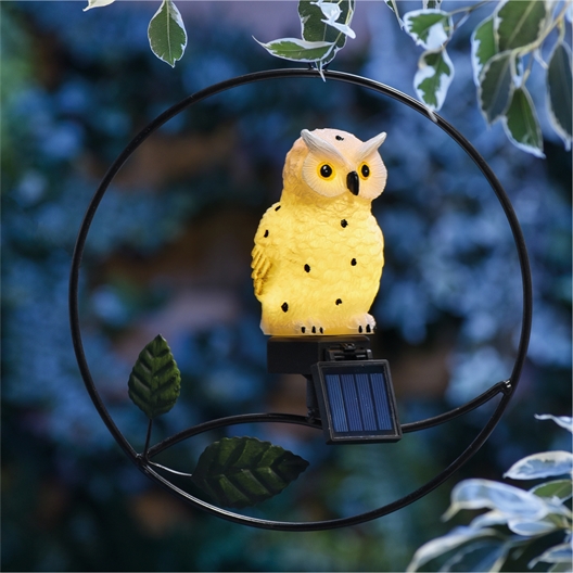 Chouette blanche solaire