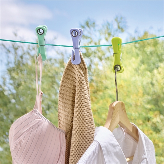 Lot de 24 pinces à linge