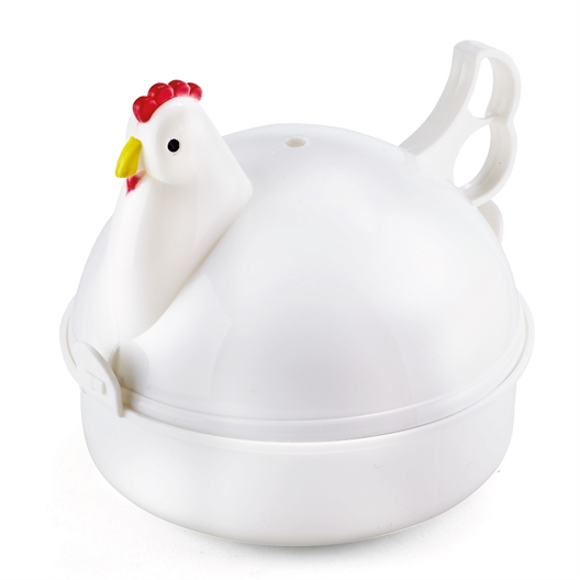 Poule cuit œufs micro-ondes
