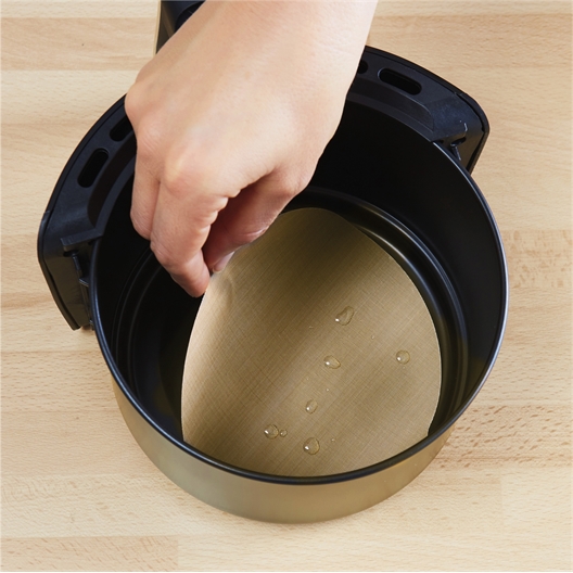Feuille de protection friteuse sans huile