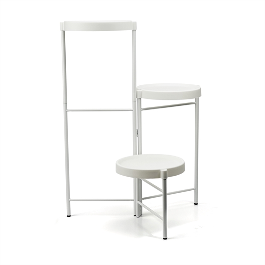Support plante blanc