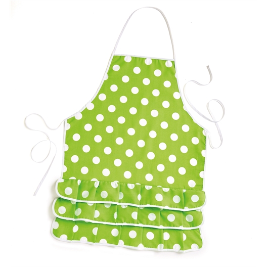 Tablier flamenco vert