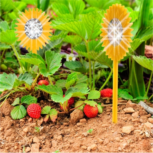 Lot de 12 tournesols anti oiseaux