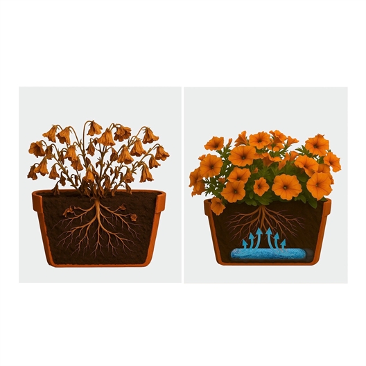 Lot de 2 tapis pour jardinière