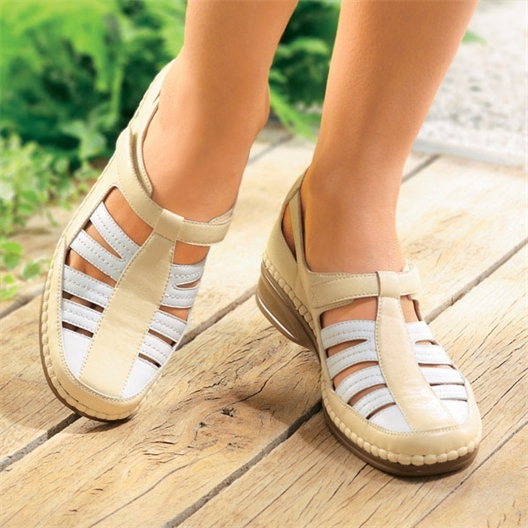 Trotteurs Tara Beige / Blanc