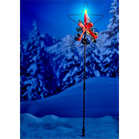 Etoile poinsettia solaire