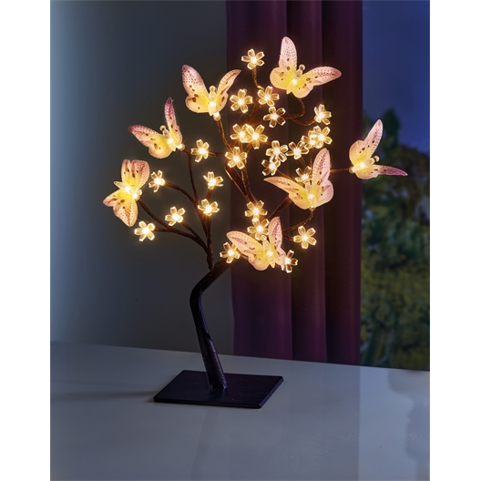 Arbre à papillons LED