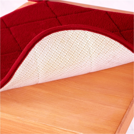 Galettes de chaise à mémoire de forme bordeaux