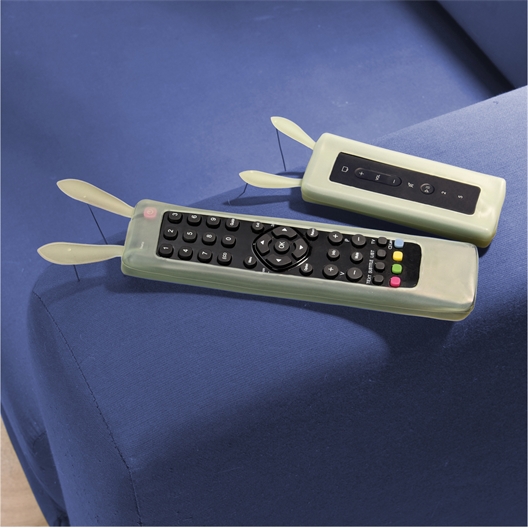 2 housses télécommandes phosphorescentes