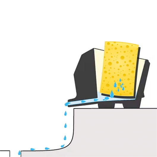 Rangement d'évier éléphant