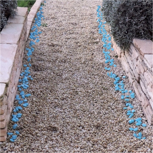 100 pierres phosphorescentes : «vertes» ou «bleues»