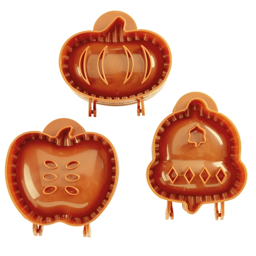 3 moules chaussons d'automne