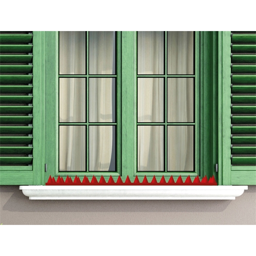 Lot de 10 barrières à piques