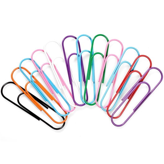 Lot de 12 trombones couleur XXL