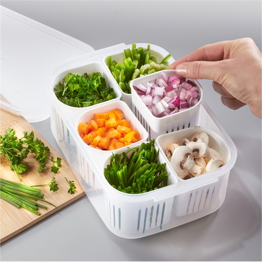 Boîte de conservation compartimentée