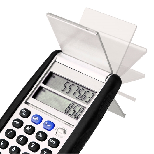 Calculatrice de poche euro