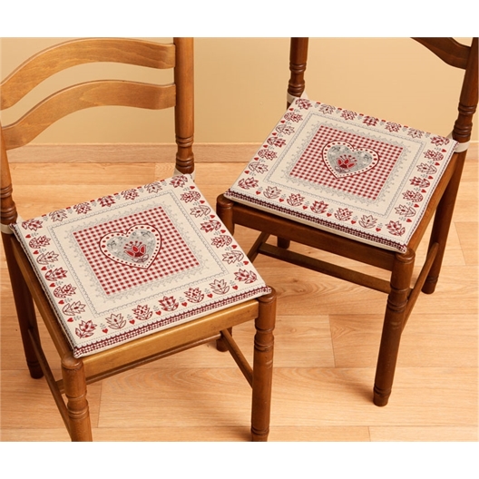 Galettes de chaise : Lot de 2 ou 4