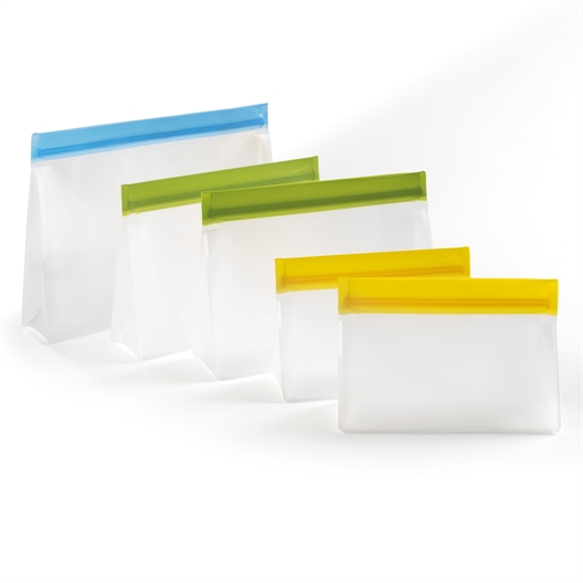 Lot de 5 sachets réutilisables