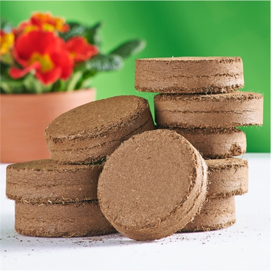 Galets de terreau coco