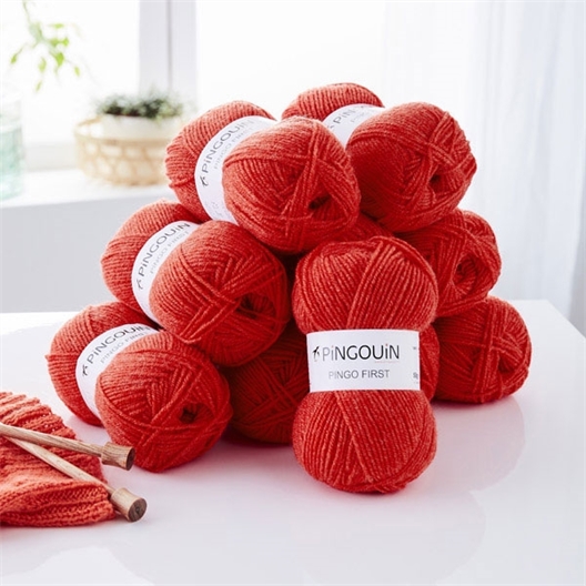 Lot de 10 pelotes Pingo first : divers coloris