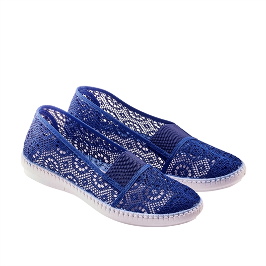 Trotteurs ajourés Tess Bleu - taille 39