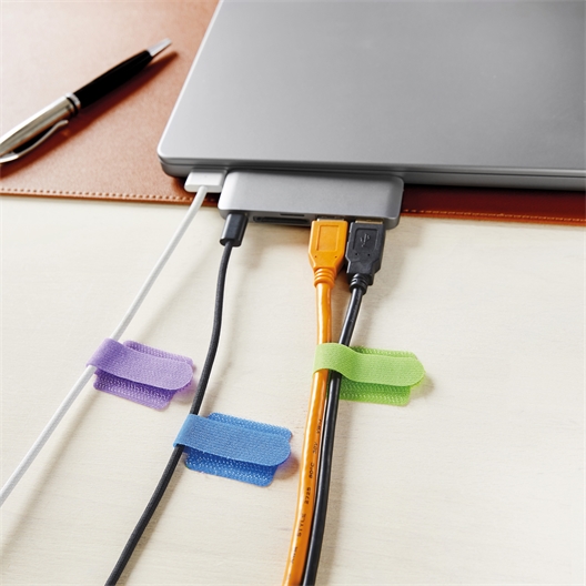 Lot de 20 range-câbles