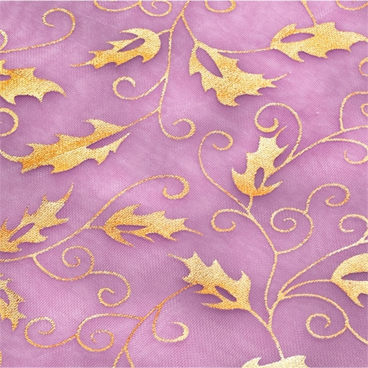 Chemin de table organza doré