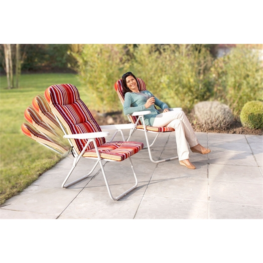 Lot de 2 transats rayures