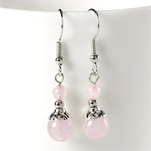 3 paires de boucles d'oreilles pierres