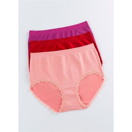 Lot de 3 culottes tailles hautes