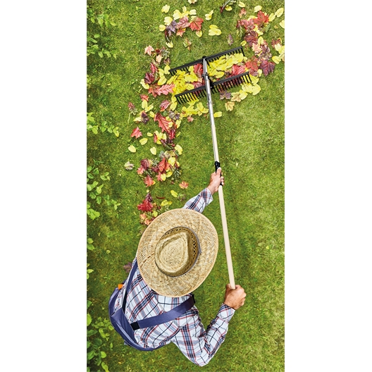 Râteau ramasse herbe