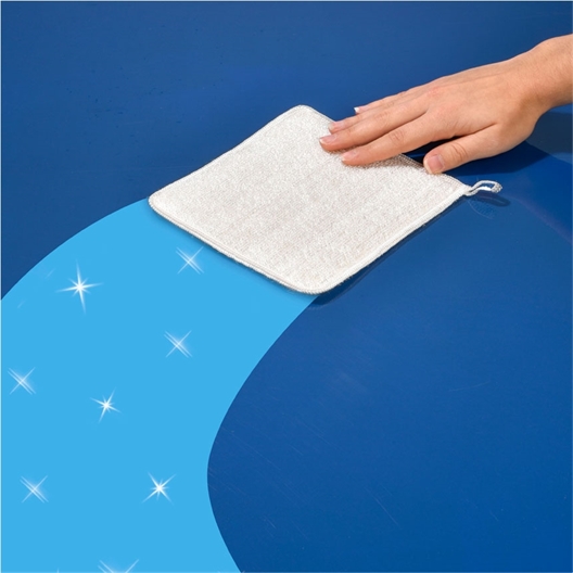 Lot de 3 carrés bambou blanc