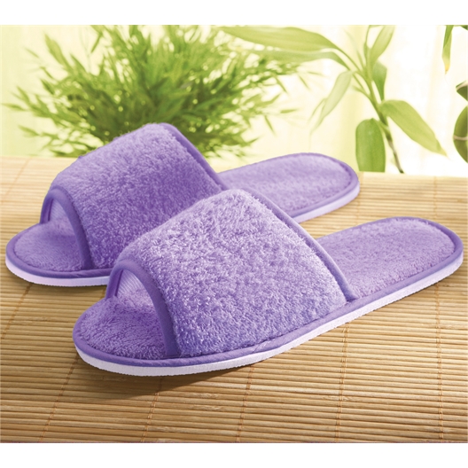 Lot de 2 paires de mules Bleu + parme - taille 37/38