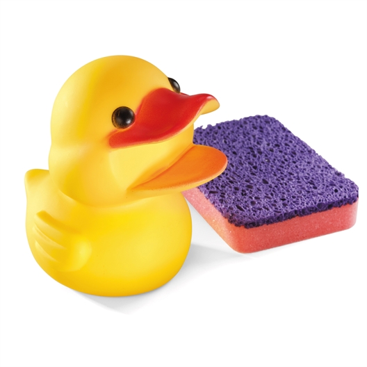Canard porte-éponge