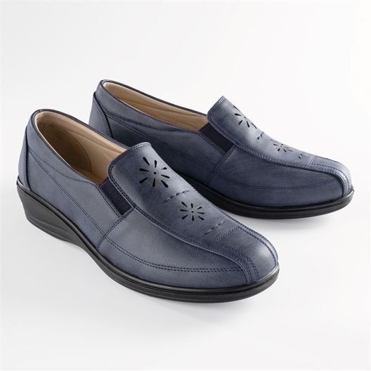 Trotteurs ajourés Thaïs Bleu - taille 36