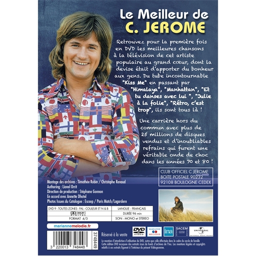 Le Meilleur de C.Jérôme en DVD