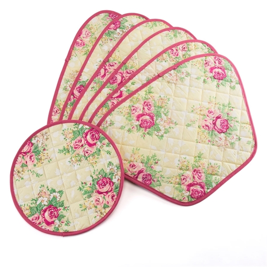 6 sets pour tables rondes